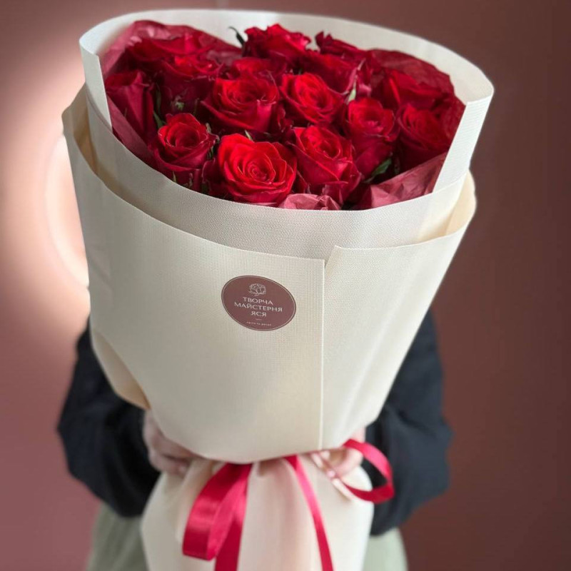 17 Grand Prix Red Roses | Flower Delivery Cherkasy