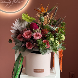 Luxury Exotic Flower Box | Flower Delivery Cherkasy