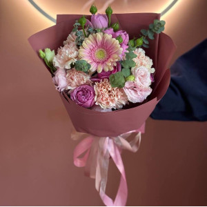 Designer Pink Bouquet | Flower Delivery Cherkasy